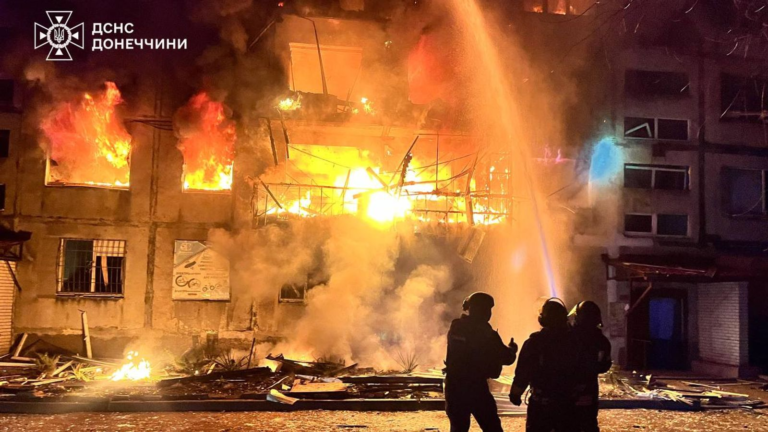 Ukraine war latest: Russian strike kills 11 in eastern Ukraine town, authorities say – Sky News