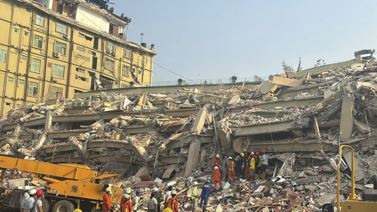 Smell of death permeates Myanmar cities after quake kills over 1,600 and leaves countless buried – The Associated Press