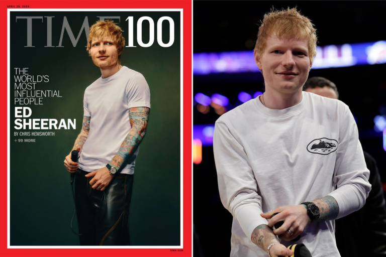 Ed Sheeran named as one of Time’s 100 Most Influential People – The Independent