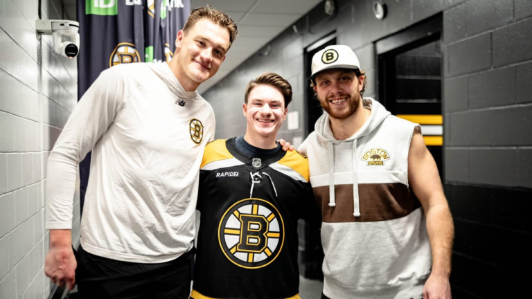 Pastrnak, Zadorov meet figure skater who lost parents in tragic plane crash – NHL.com
