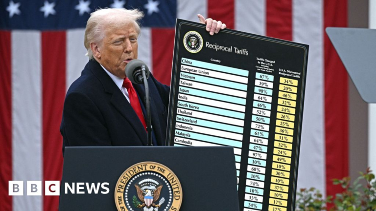 Trump tariffs list: See all the tariffs by country – BBC