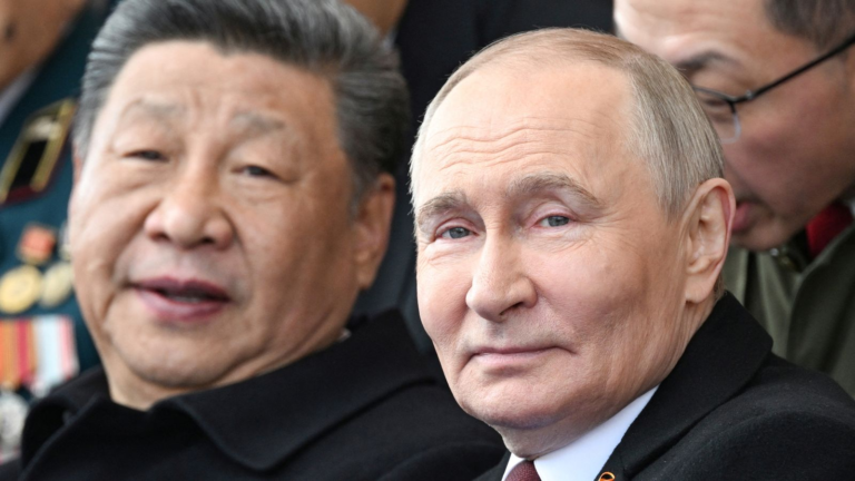 Ukraine war latest: Putin welcomes Xi Jinping at biggest Victory Day parade in years – as Ukraine says it has uncovered 'spy ring' – Sky News