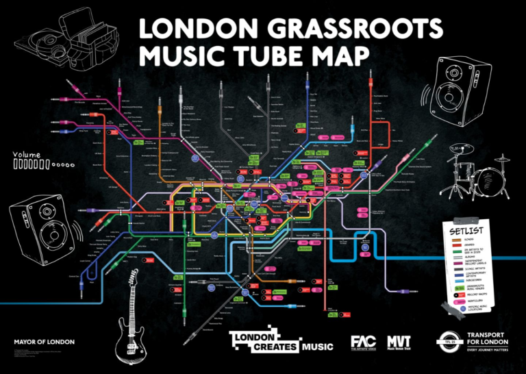 London’s grassroots music venues celebrated on new tube map – Rolling Stone UK